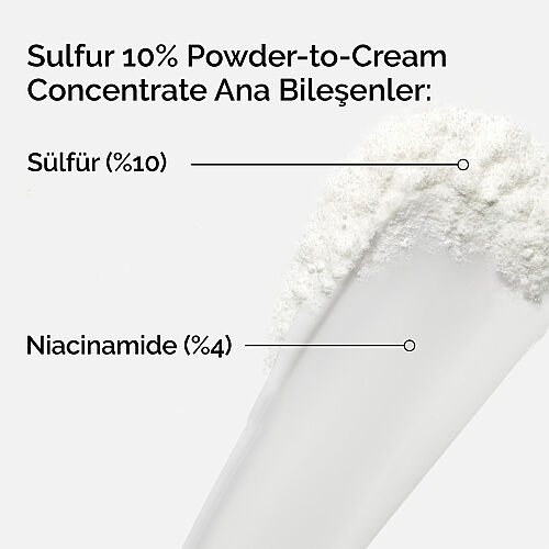 The Ordinary Sulfur 10% Powder-to-Cream Concentrate Düzensiz Görünüm Karşıtı Konsantre Toz 5 g - 4