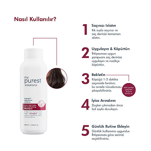 The Purest Solutions Adenozin İçerikli Dökülme Karşıtı Bakım Sağlayan Şampuan 300 ml - 6