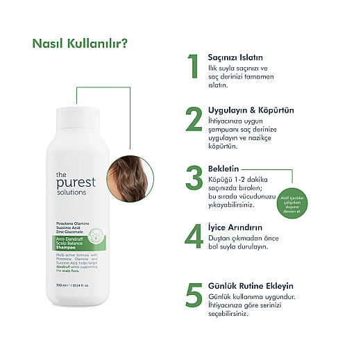 The Purest Solutions Kepek Görünümüne Karşı Dengeleyici Şampuan 300 ml - 5