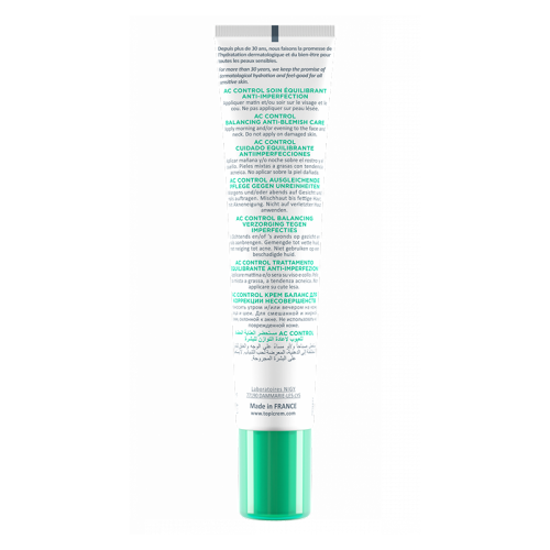 Topicrem Ac Control Balancing Anti- Blemish Care 40 ml - 2