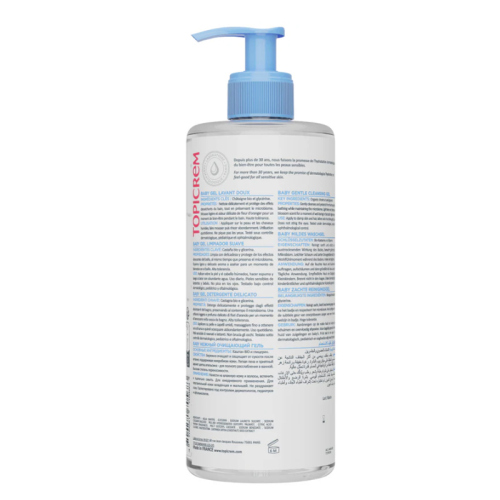 Topicrem Bebekler İçin Saç ve Vücut Temizleme Jeli 500 ml - Topicrem (1)