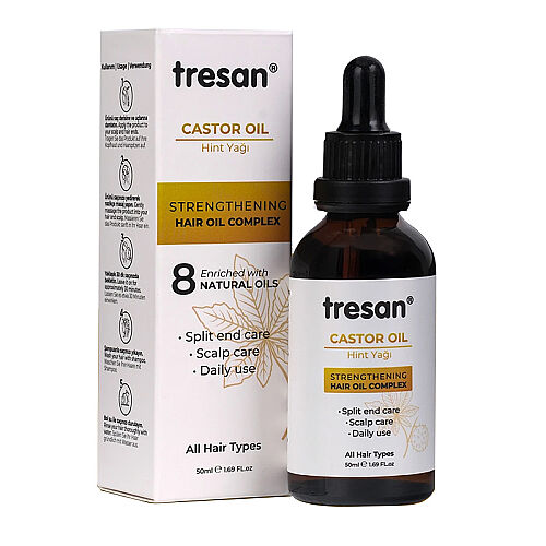 Tresan Castor Oil Hint Yağı Saç Bakım Yağı 50 ml - 1