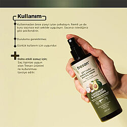 Tresan Hindistan Cevizi ve Avokado Çift Fazlı Durulanmayan Sıvı Saç Kremi 250 ml - 2