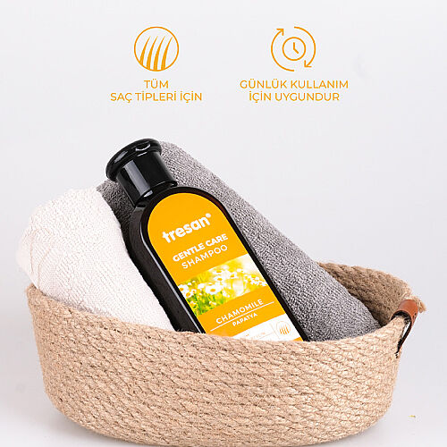 Tresan Papatya İçerikli Yumuşatıcı Bakım Şampuanı 300 ml - 3