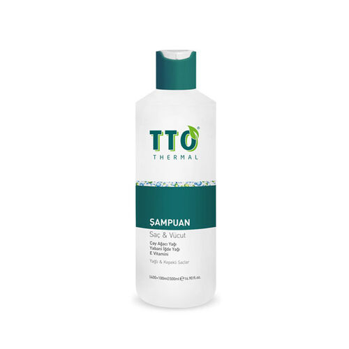 TTO Saç ve Vücut Şampuanı (400 ml + 100 ml) 500 ml - TTO