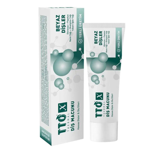 TTO X Beyazlatıcı Diş Macunu – Doğal Bitkisel Formül 75 ml - TTO