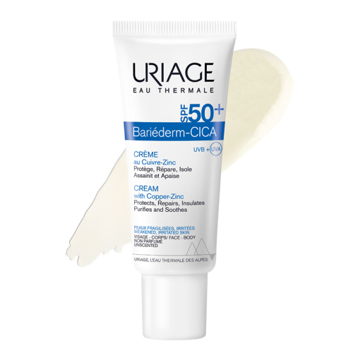 Uriage Bariederm SPF50+ Cilt Bariyeri Güçlendirici ve Yüksek Güneş Korumalı Cica Krem 40 ml - Uriage (1)