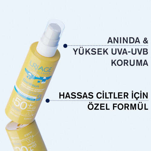 Uriage Bariesun SPF50+Çocuklar İçin Yüz ve Vücut Güneş Koruyucu Sprey 200 ml - Uriage (1)