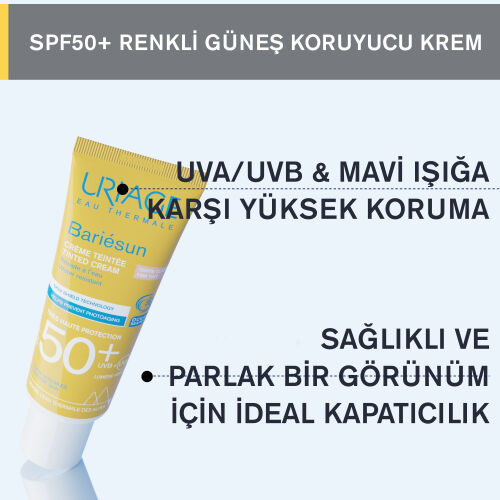 Uriage Bariesun SPF50+ Açık Ton Renkli Güneş Kremi 50 ml - 4
