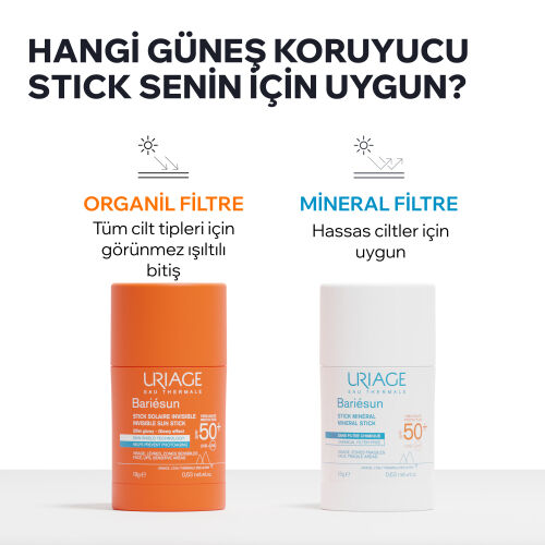 Uriage Bariesun SPF50+ Invisible Güneş Stick 18 g - 4