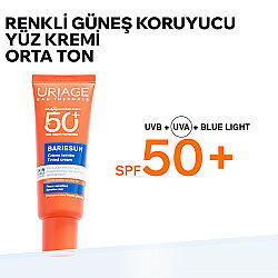 Uriage Bariesun SPF50+ Orta Ton Renkli Güneş Kremi 50 ml - 2