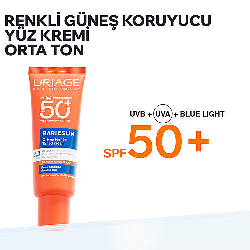 Uriage Bariesun SPF50+ Orta Ton Renkli Güneş Kremi 50 ml - Uriage (1)