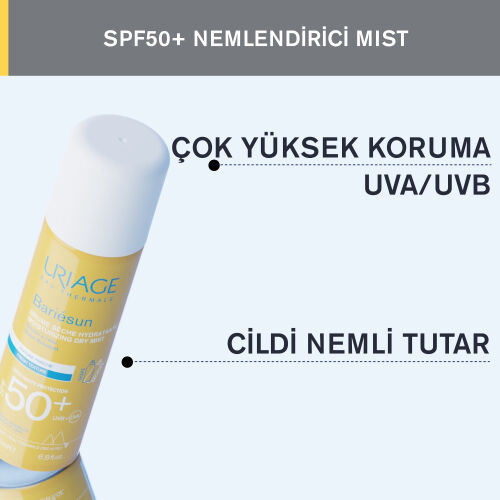 Uriage Bariesun SPF50+ Yüz ve Vücut için Güneş Koruyucu Mist 200 ml - 4