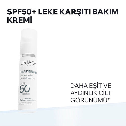 Uriage Depiderm SPF50+ Leke Karşıtı Aydınlatıcı Yüz Kremi 30 ml - 4