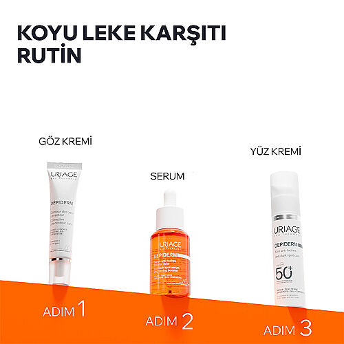 Uriage Depiderm SPF50+ Leke Karşıtı Aydınlatıcı Yüz Kremi 30 ml - 7