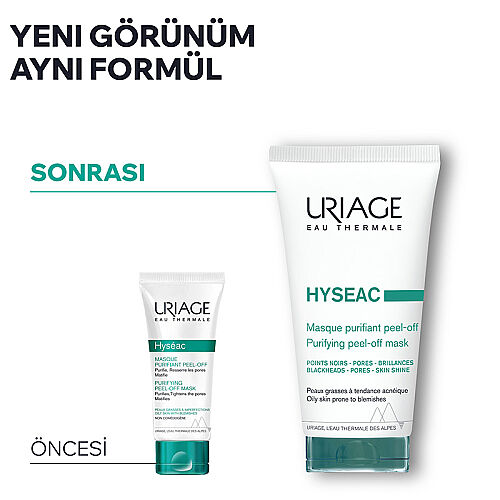 Uriage Hyseac Arındırıcı Peel-Off Soyulabilir Maske 50 ml - 7