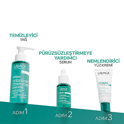 Uriage Hyseac Karma ve Yağlı Ciltler İçin Temizleme Yağı 100 ml - 4