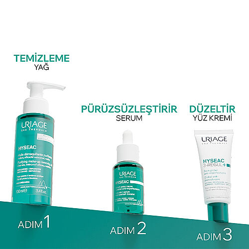 Uriage Hyseac Karma ve Yağlı Ciltler İçin Temizleme Yağı 100 ml - 6
