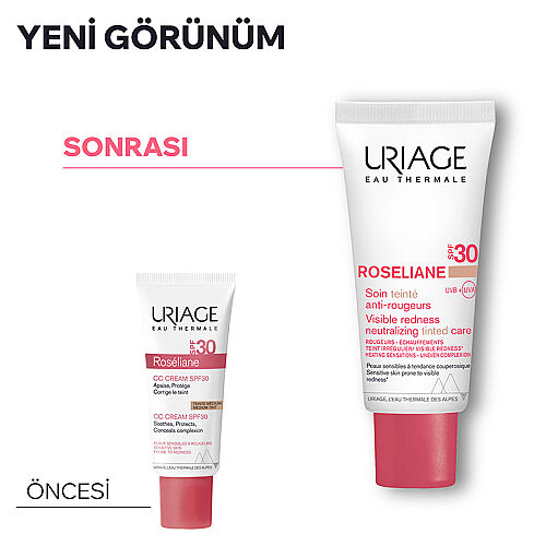 Uriage Roseliane Hassas Ciltler İçin Kızarıklık Karşıtı SPF30 CC Krem 40 ml - 5