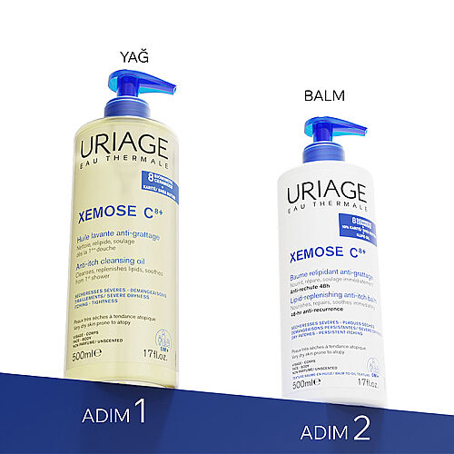 Uriage Xemose C8+ Çok Kuru Ciltler İçin Ferahlatıcı Balm 500 ml - 6