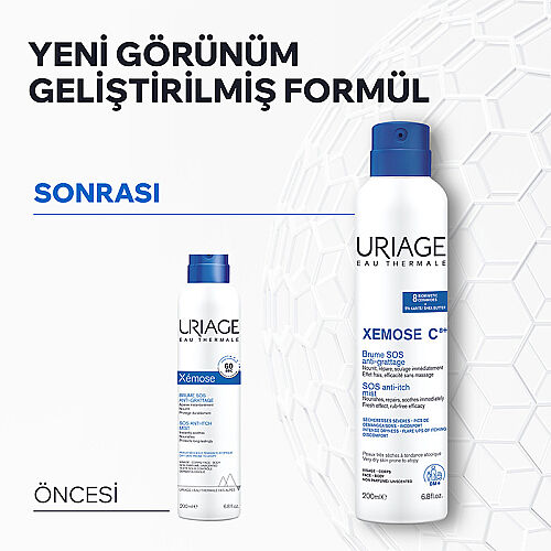 Uriage Xemose C8+ Çok Kuru Ciltler İçin SOS Bakım Spreyi 200 ml - 4