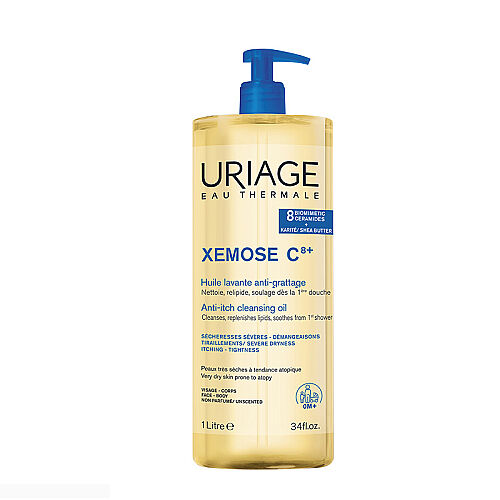 Uriage Xemose C8+ Çok Kuru Ciltler İçin Temizleme Yağı 1L - Uriage
