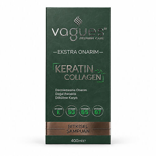 Vagues Keratin Collagen Şampuan 400 ml - Vagues