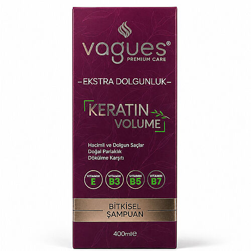 Vagues Keratin Volume Şampuan 400 ml - Vagues