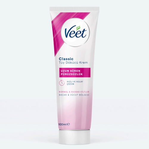 Veet Classic Normal ve Hassas Ciltler İçin Tüy Dökücü Krem 100 ml - Veet (1)