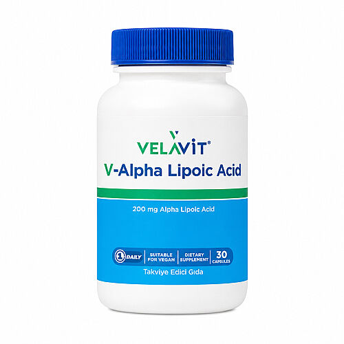 Velavit V-Alpha Lipoic Acid Takviye Edici Gıda 30 Kapsül - Velavit