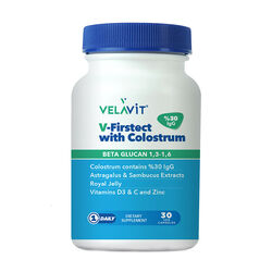 Velavit V-Firstect with Colostrum Takviye Edici Gıda 30 Kapsül - 1