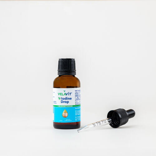 Velavit V-lodine Drop İyot ve Selenyum İçeren Takviye Edici Gıda 25 ml - 4