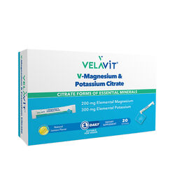 Velavit V-Magnesium Potassium Citrate Takviye Edici Gıda 20 Saşe - 1