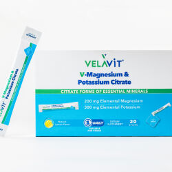 Velavit V-Magnesium Potassium Citrate Takviye Edici Gıda 20 Saşe - 3