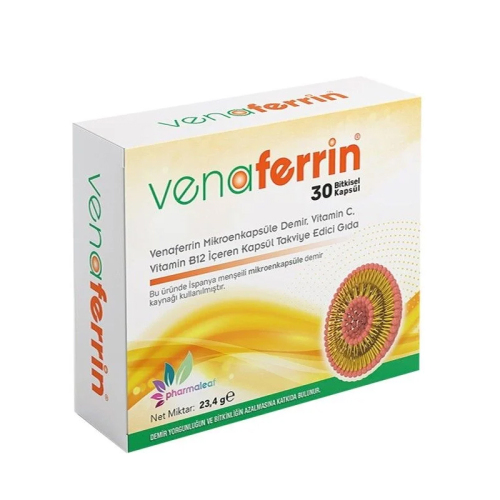 Venaferrin Takviye Edici Gıda 30 Kapsül - 1
