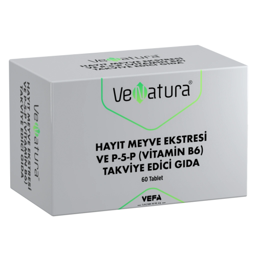 Venatura Hayıt Meyve Ekstresi ve P-5-P (Vitamin B6) Takviye Edici Gıda 60 tablet - VeNatura