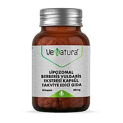 Venatura Lipozomal Berberis Vulgaris Ekstresi Takviye Edici Gıda 60 Kapsül - 1
