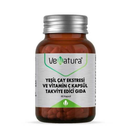 VeNatura Yeşil Çay Ekstresi Ve Vitamin C 60 Kapsül - VeNatura