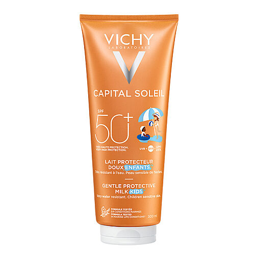Vichy Capital Soleil SPF 50+ Çocuklar İçin Yüz ve Vücut Güneş Sütü 300 ml - Vichy