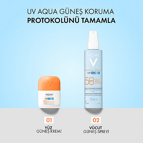Vichy Capital Soleil UV Aqua Spf50 Vücut Güneş Kremi 200 ml - 6