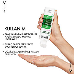Vichy Dercos Anti Dandruff Kepek Karşıtı Şampuan 200 ml - Hassas Saç Derisi - 4