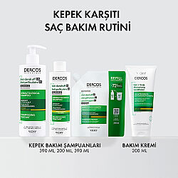 Vichy Dercos Anti Dandruff Kepek Karşıtı Şampuan 390 ml - Kuru Saçlar - 5