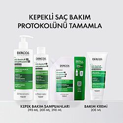 Vichy Dercos Anti Dandruff Kepek Karşıtı Şampuan 390 ml - Normal ve Yağlı Saçlar - Refill - 5