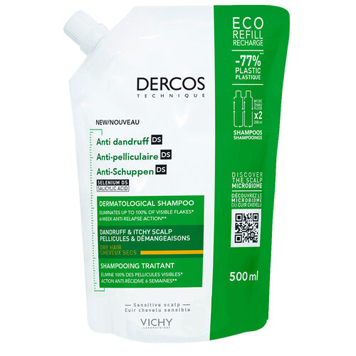 Vichy Dercos Anti Dandruff Kepek Karşıtı Şampuan 500ml - Kuru Saçlar - Vichy