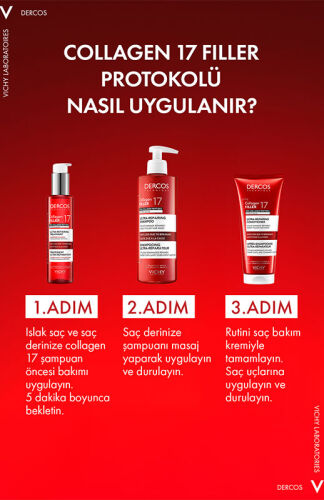 Vichy Dercos Collagen 17 Filler Saç Bakım Kremi 200 ml - 4
