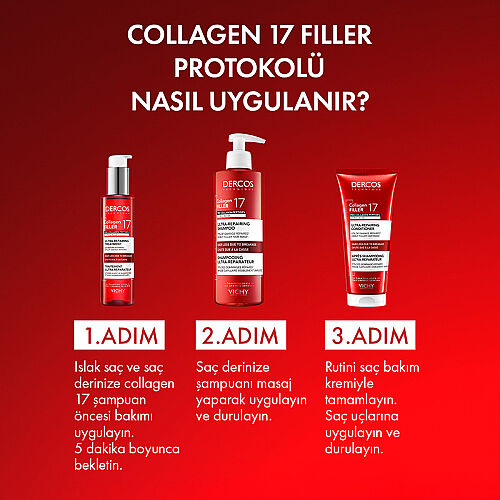 Vichy Dercos Collagen 17 Filler Saç Bakım Kremi 200 ml - 4