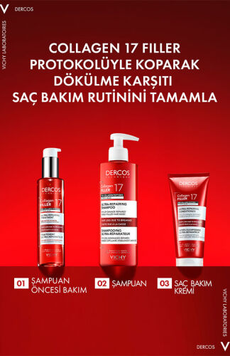 Vichy Dercos Collagen 17 Filler Şampuan Öncesi Bakım 150 ml - 4