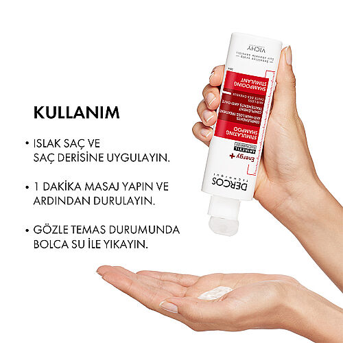 Vichy Dercos Energising Saç Dökülmesine Karşı Şampuan 200 ml - 4