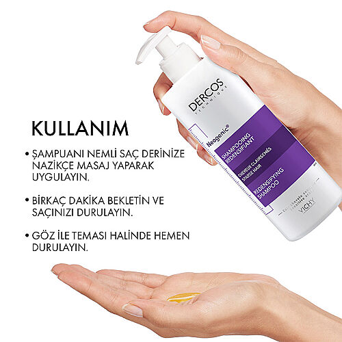 Vichy Dercos Neogenic Saç Yoğunlaştırıcı Şampuan 400ml - 3