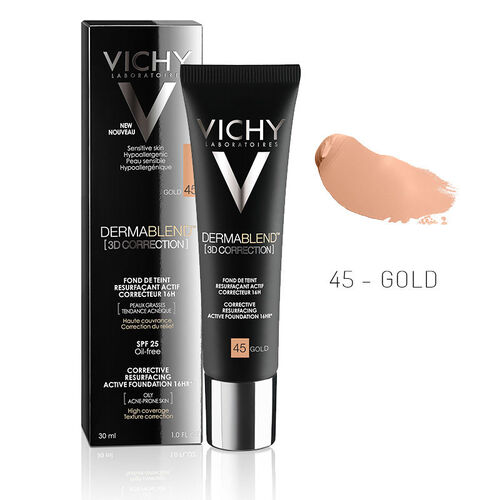 Vichy Dermablend 3D Correction SPF25 Oil-Free Foundation 30ml - Vichy